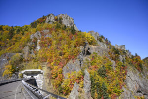 豊平峡ダムの紅葉