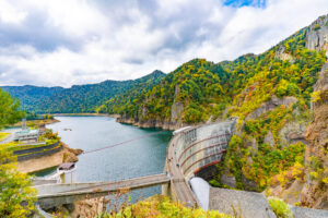 豊平峡ダムの紅葉