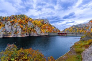 豊平峡ダムの紅葉