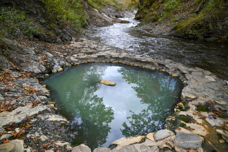 然別峡野営場鹿の湯