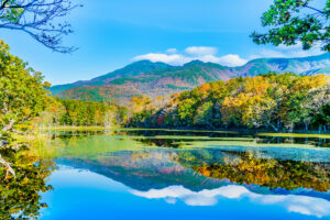 知床五湖の紅葉