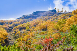 層雲峡温泉の紅葉