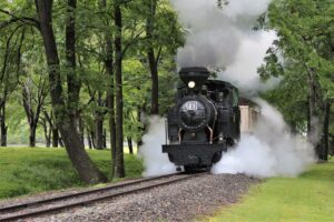 森林鉄道蒸気機関車雨宮21号