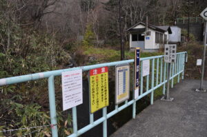 小幌駅ホーム