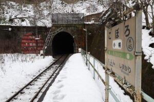 小幌駅 冬