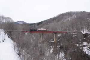 旧三井芦別鉄道炭山川橋梁