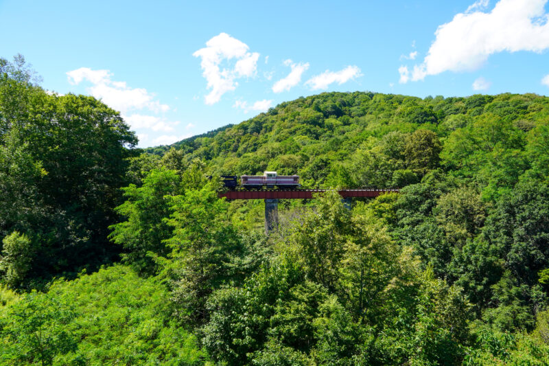 旧三井芦別鉄道炭山川橋梁